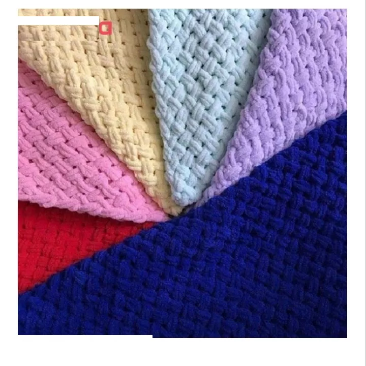 شال مبل وتخت طرح پافی سایز 100×90 سانتی متر