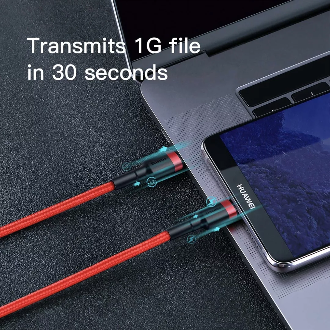 کابل USB-C باسئوس مدل CATKLF-H09 طول 2 متر