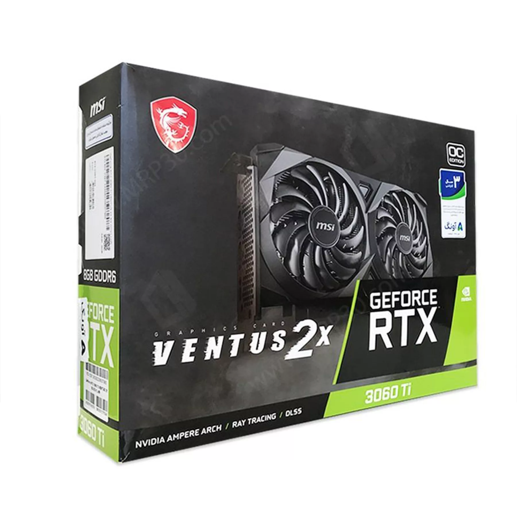 کارت گرافیک ام اس آی مدل GeForce RTX 3060 VENTUS 2X 12G OC