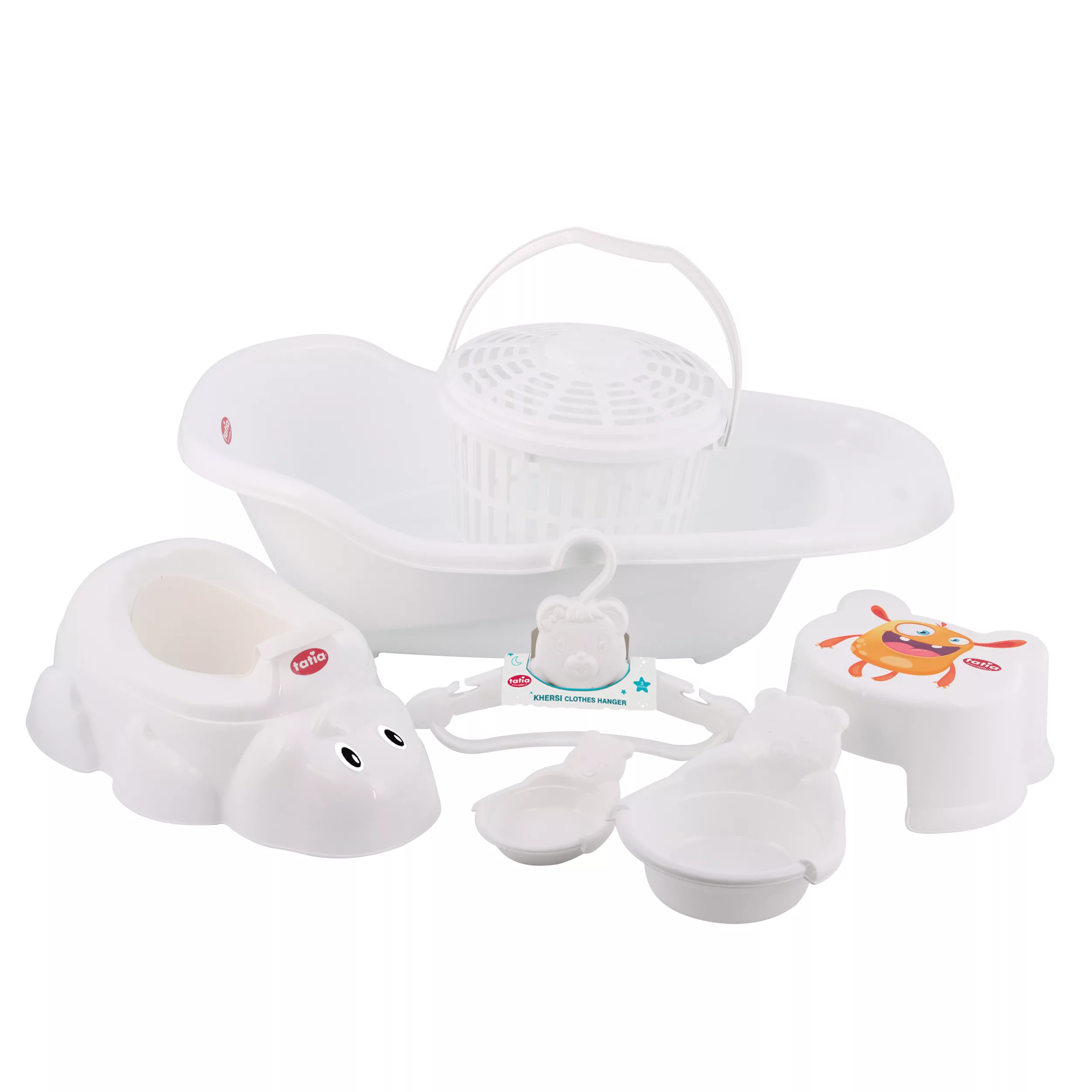 ست حمام تاتیا مدل پاندا کد P7 مجموعه 8 عددی