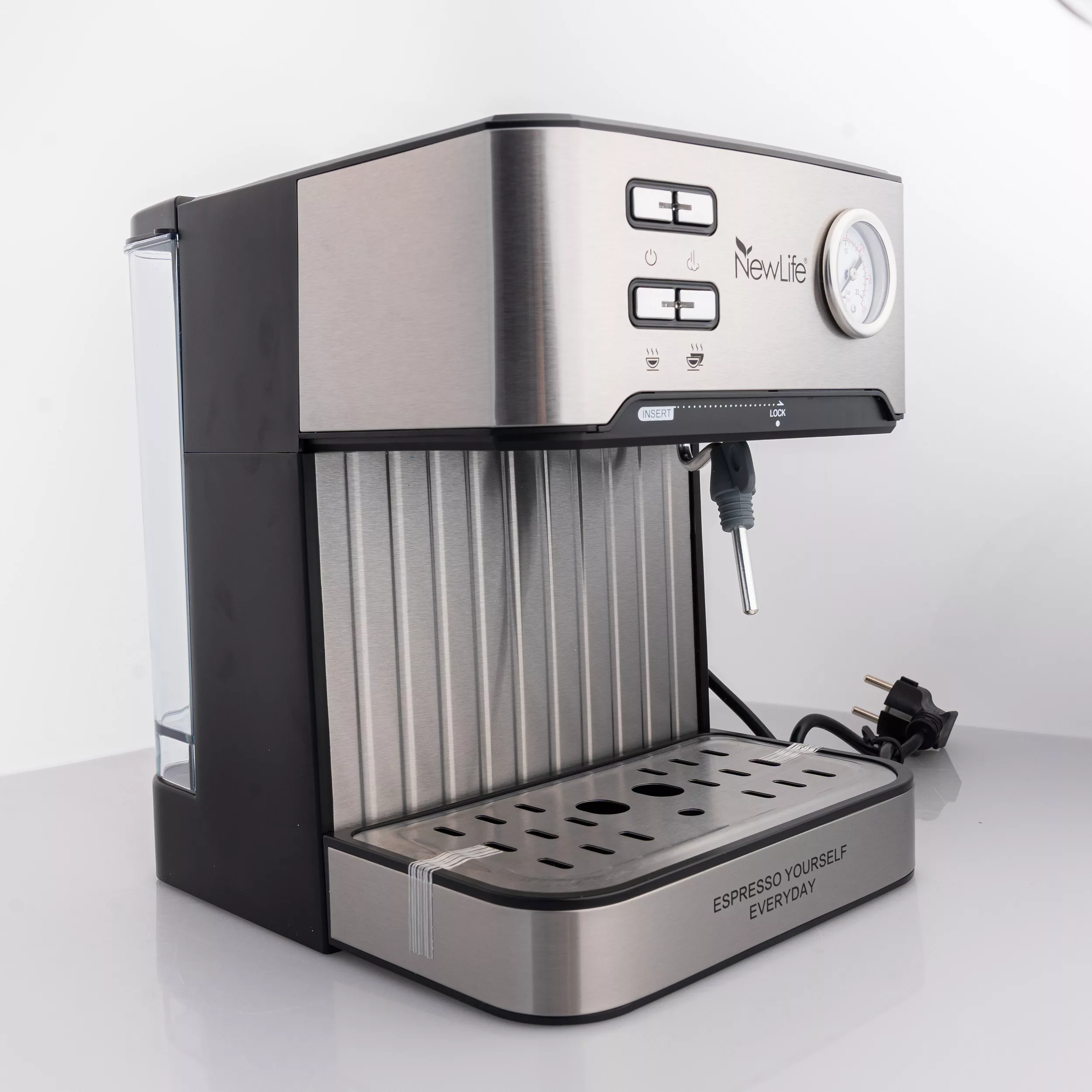 اسپرسو ساز 1800 میلیلیتر نیو لایف مدل EMP-13S-410