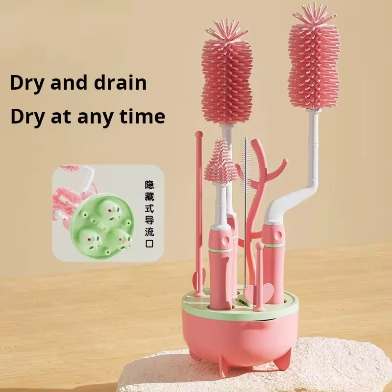 برس شیشه شوی مدل نهال مجموعه 8 عددی