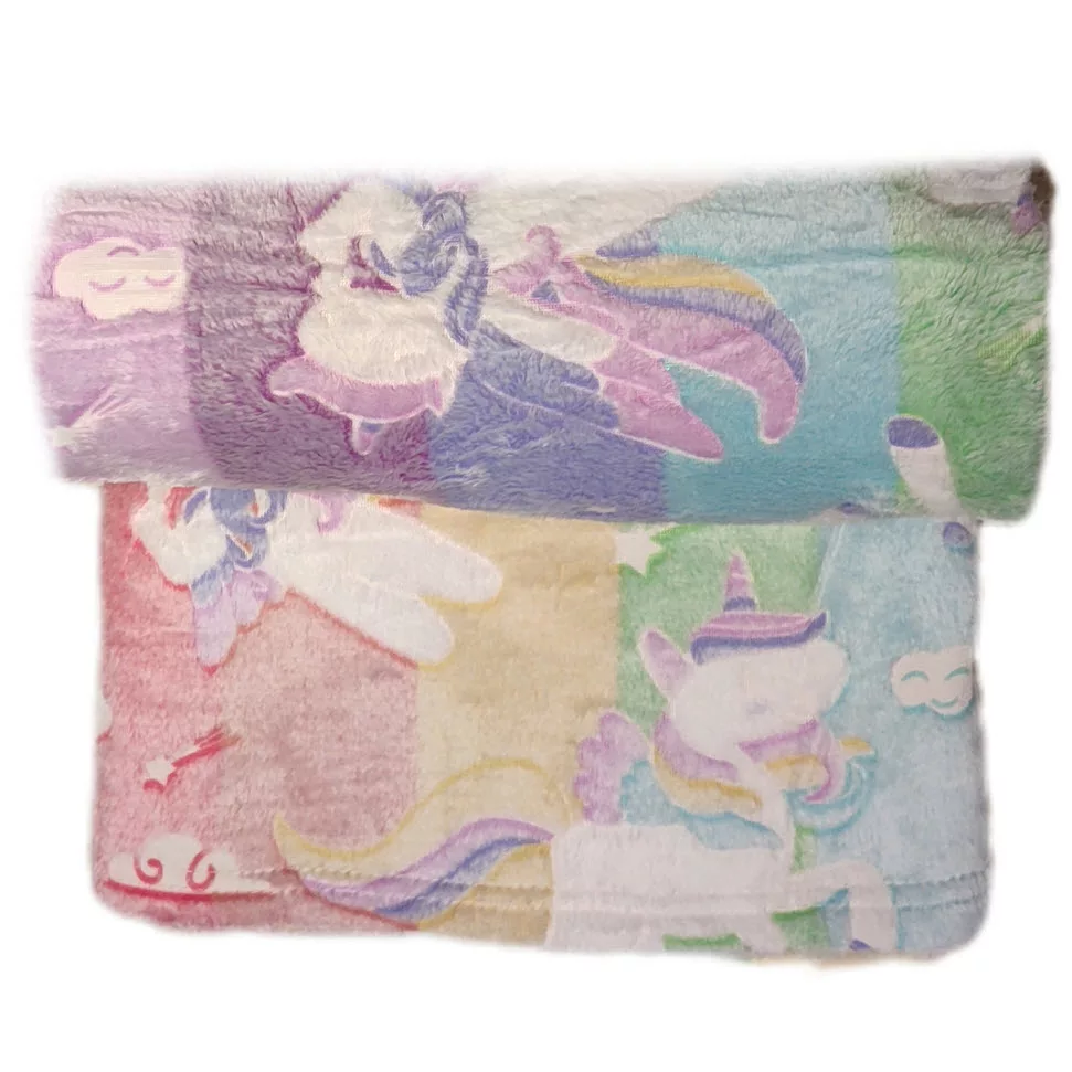 پتو مسافرتی 2 نفر مدل تک شاخ رنگین کمانی سایز 200x210 سانتی‌متر