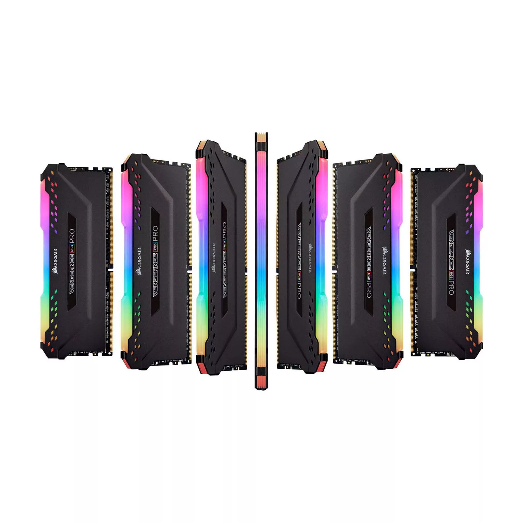 رم دسکتاپ DDR4 دو کاناله 3600 مگاهرتز CL18 کورسیر مدل VENGEANCE RGB PRO ظرفیت 16 گیگابایت