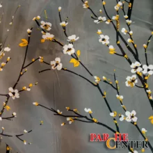 ملحفه مدل کشدار شکوفه ای دو نفره سایز 230×230 سانتیمتر
