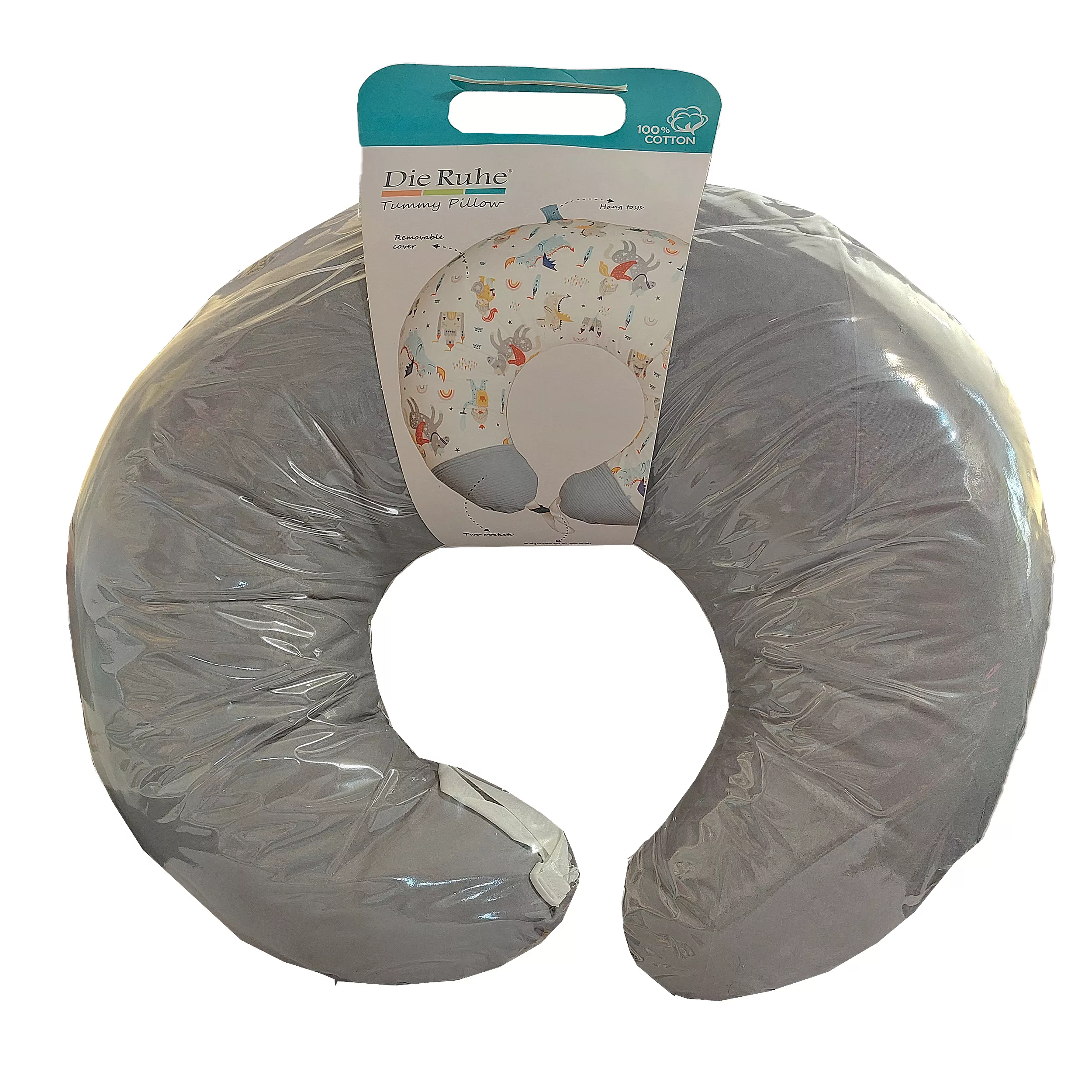 بالش شیردهی دیروحه طرح سنجاب مدل Di011.30