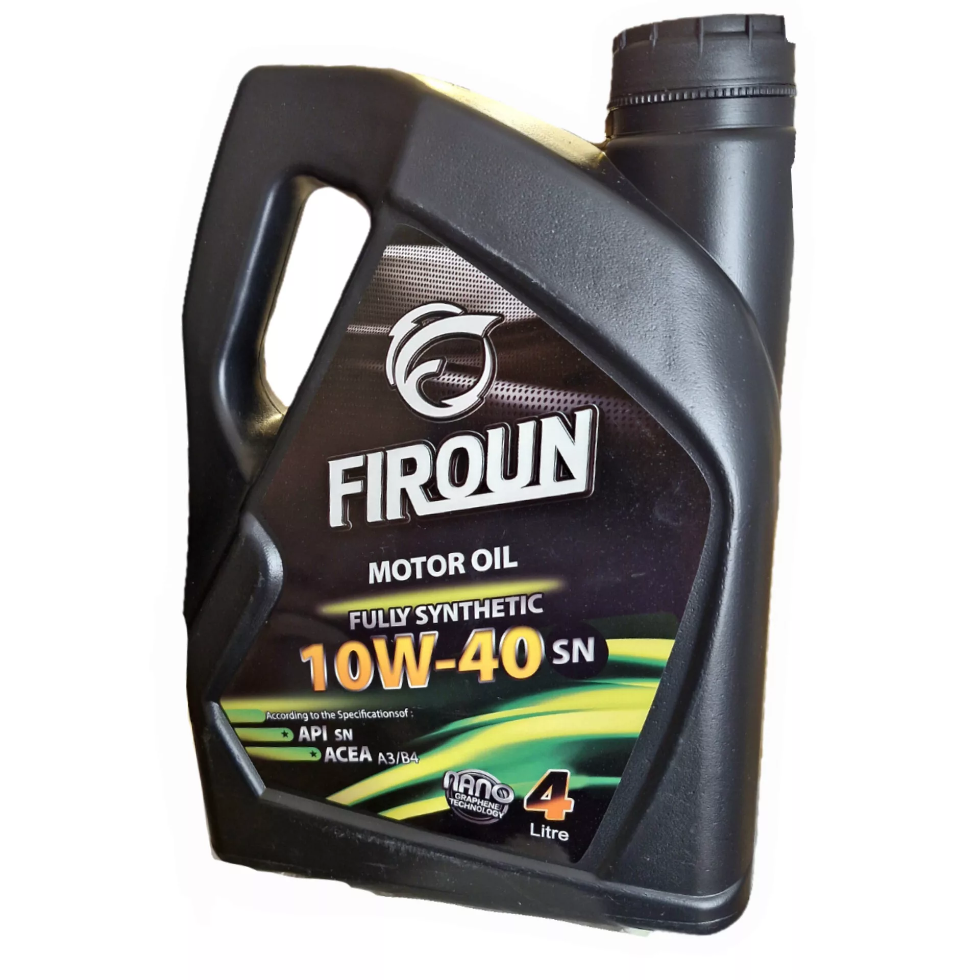 روغن موتور خودروی بنزینی فیرون مدل نانوگرافن NEW 10w40 SN حجم ۴ لیتر