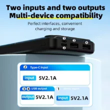 پاوربانک پی زد ایکس مدل V02 ظرفیت 10000 میلی آمپر ساعت