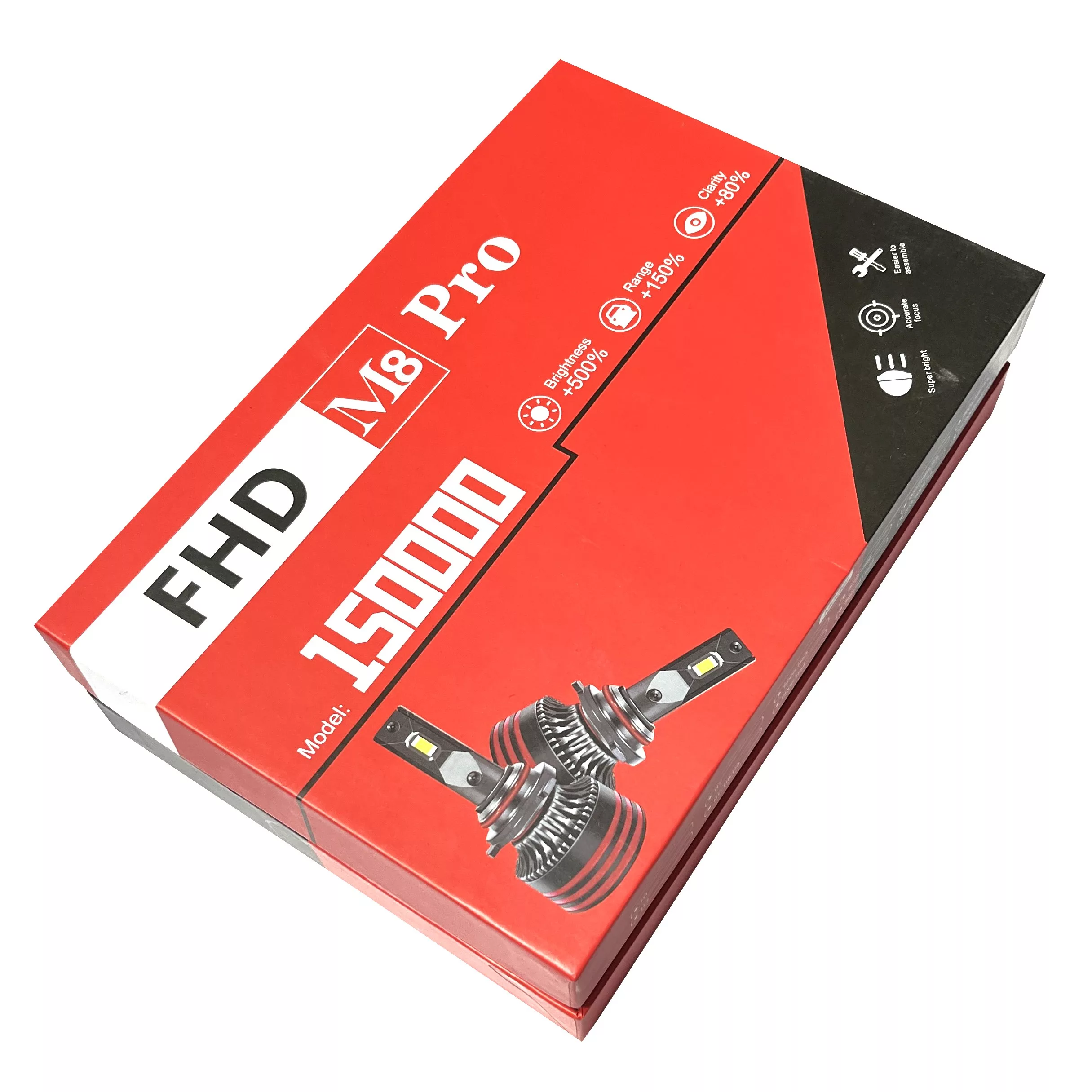 لامپ هدلایت خودرو کانپکس اف اچ دی مدل M8 PRO 15000 پایه H4 بسته دو عددی