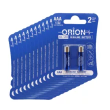 باتری نیم قلمی اوریون مدل LR03 بسته 24 عددی