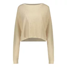 پلیور یقه گرد زنانه مدل آندیا کد 2054 رنگ کرم