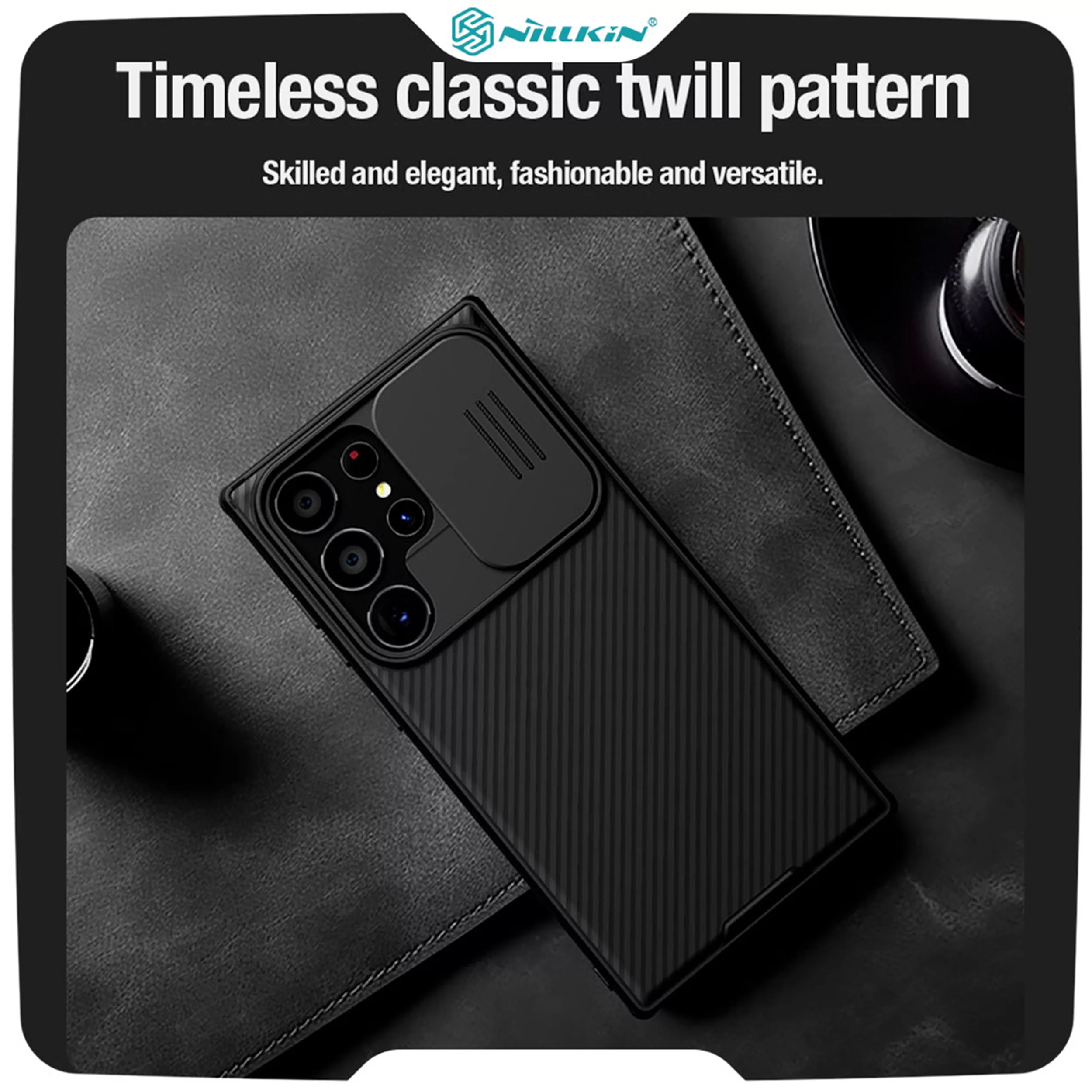کاور نیلکین مدل CAMSHIELD PRO مناسب برای گوشی موبایل سامسونگ Galaxy S24 FE