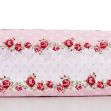روکش لحاف پنبه انگلیش هوم مدل Allure Rosa یک نفره سایز 220x160 سانتی‌متر
