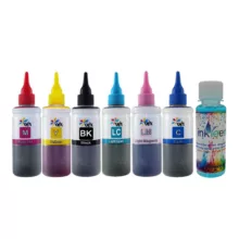 جوهر مخزن وکس مدل  EP100   حجم 100 میلی‌لیتر به همراه حلال اینکلین مجموعه 7 عددی