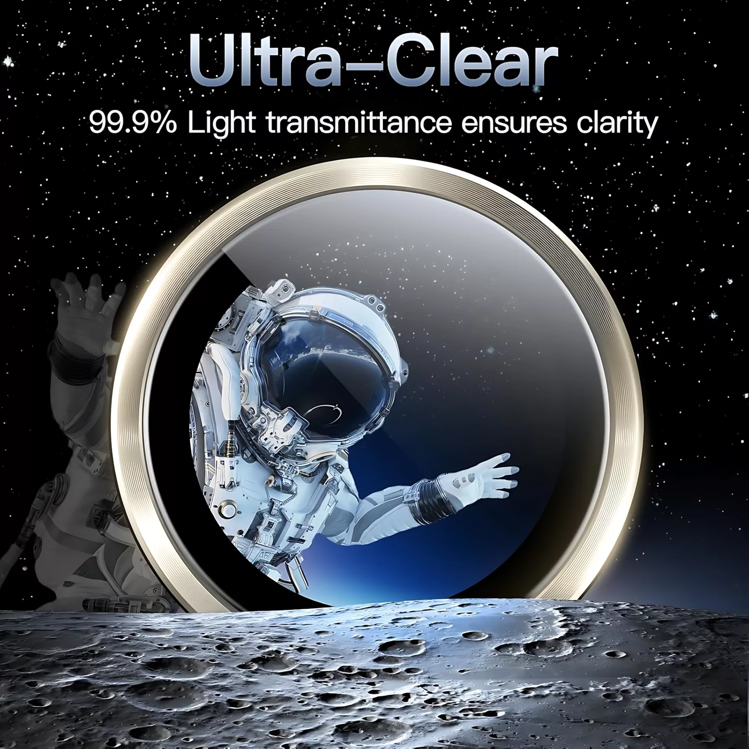 محافظ لنز دوربین شیشهای اسپیگن مدل Optik Pro مناسب برای گوشی موبایل اپل iPhone 16 Pro