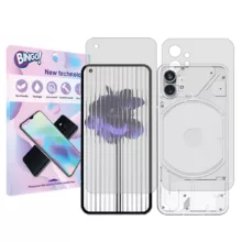 محافظ صفحه نمایش شفاف بینگو مدل Tough مناسب برای گوشی موبایل ناتینگ فون 1 به همراه محافظ پشت گوشی