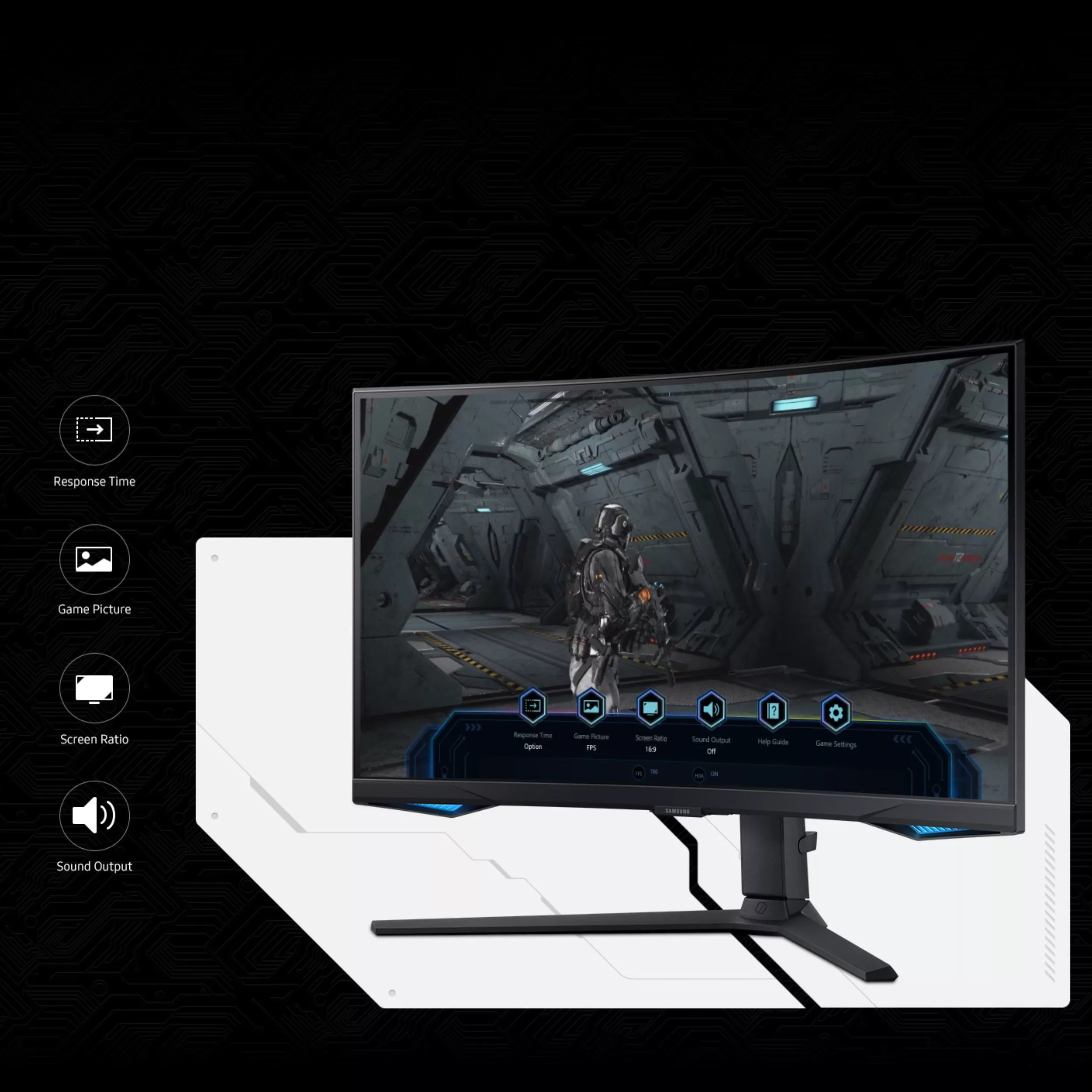 مانیتور مخصوص بازی سامسونگ مدل  LS32BG650  سایز 32 اینچ