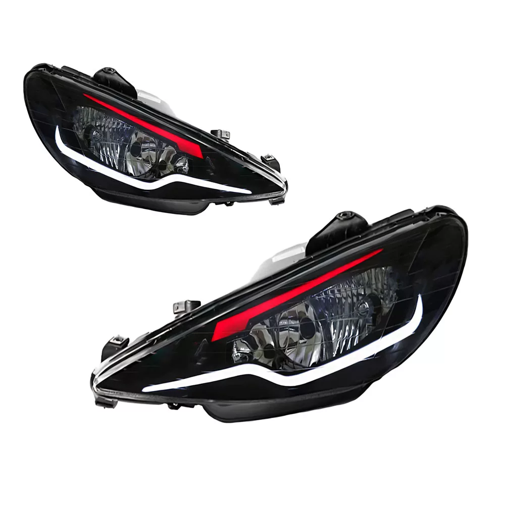 چراغ جلو خودرو مدل a232006 مناسب برای پژو 206 بسته 2 عددی