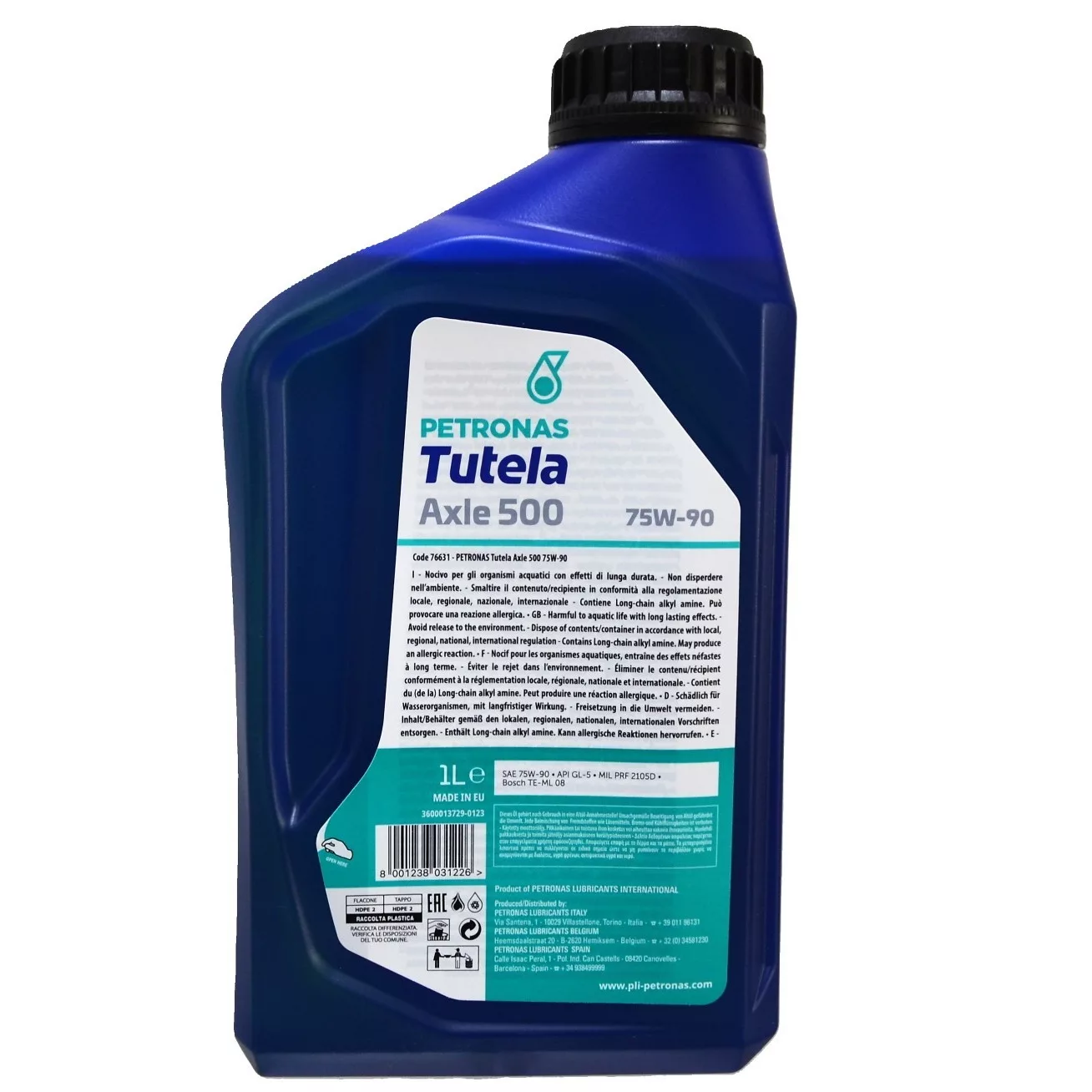 روغن گیربکس دستی پتروناس مدل  Tutela Axie 500 حجم 1 لیتر