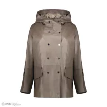 کت چرم زنانه چرم مشهد مدل b0479-053