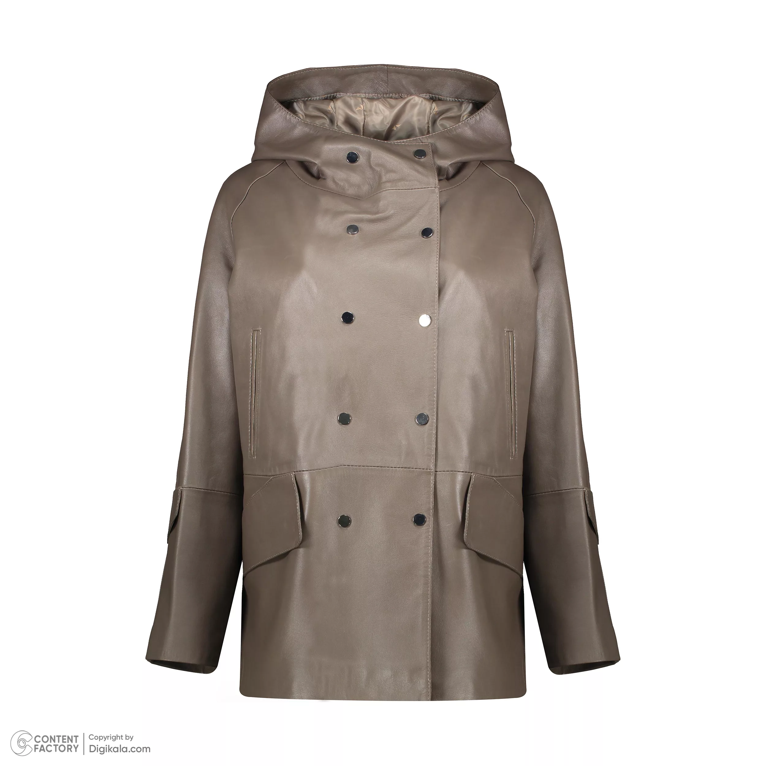 کت چرم زنانه چرم مشهد مدل b0479-053