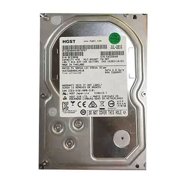 هارددیسک اینترنال اچ جی اس تی مدل 0F23090 HUS726040ALA610 ظرفیت 4 ترابایت