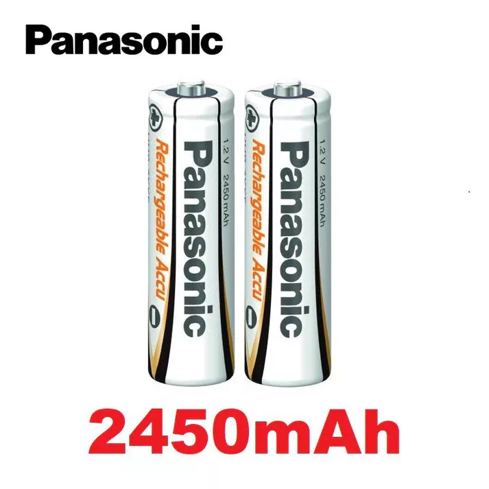 باتری قلمی قابل شارژ پاناسونیک مدل 2450mAh بسته دو عددی