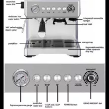 اسپرسو ساز 2500 میلیلیتر مدل باریستا AM7301