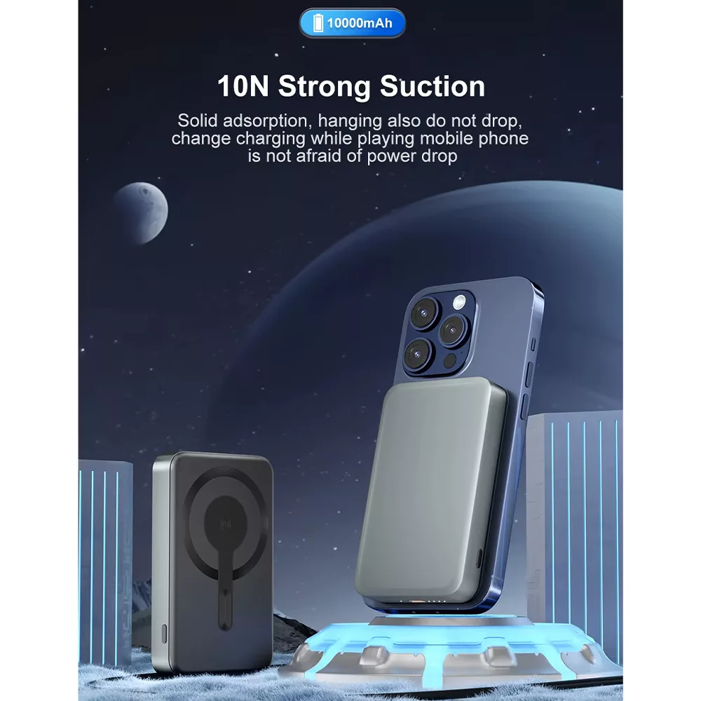 پاوربانک اوفی مدل MagSafe PB-08 22.5W ظرفیت 10000 میلی آمپر ساعت