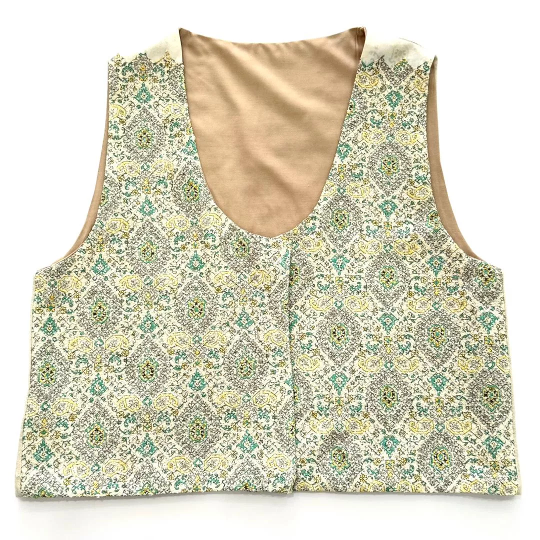 جلیقه رسمی زنانه مدل سنتی خامه دوزی