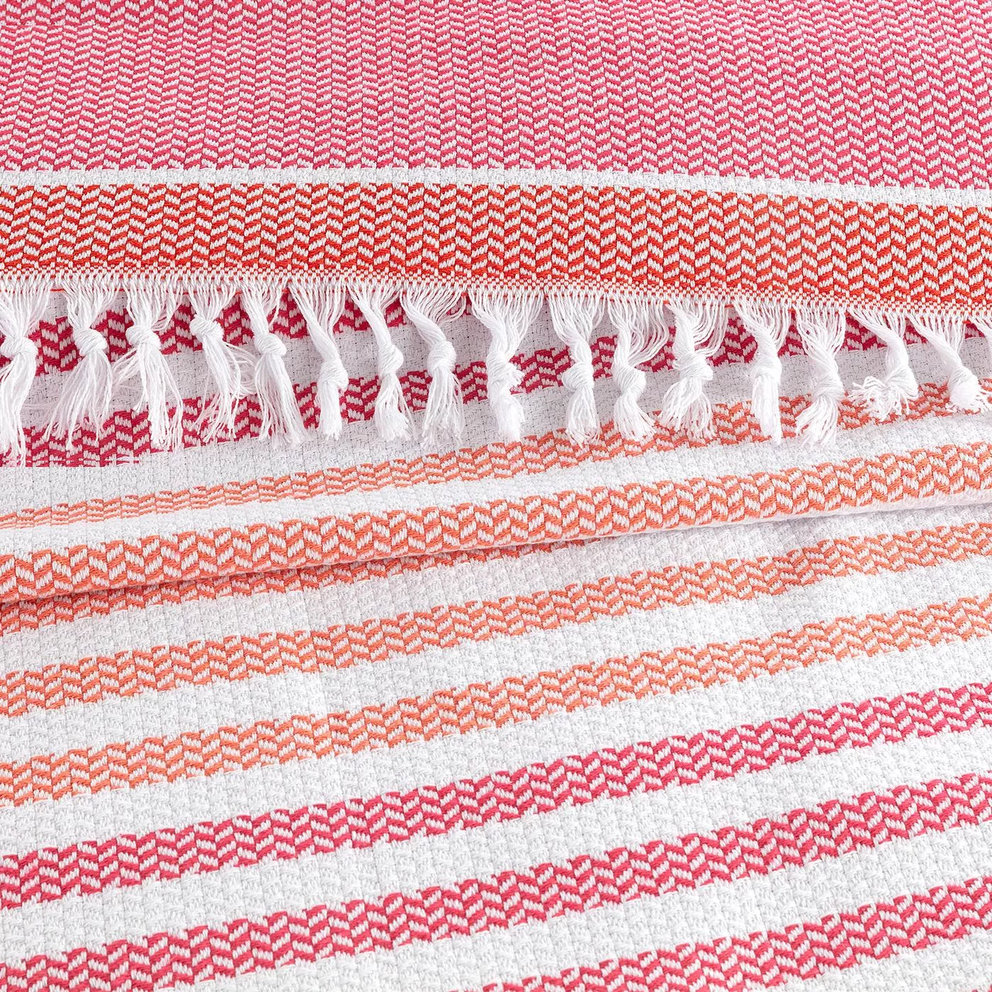 روتختی مادام کوکو مدل Sheryl Pembe Turuncu دو نفره سایز 240×220 سانتی متر