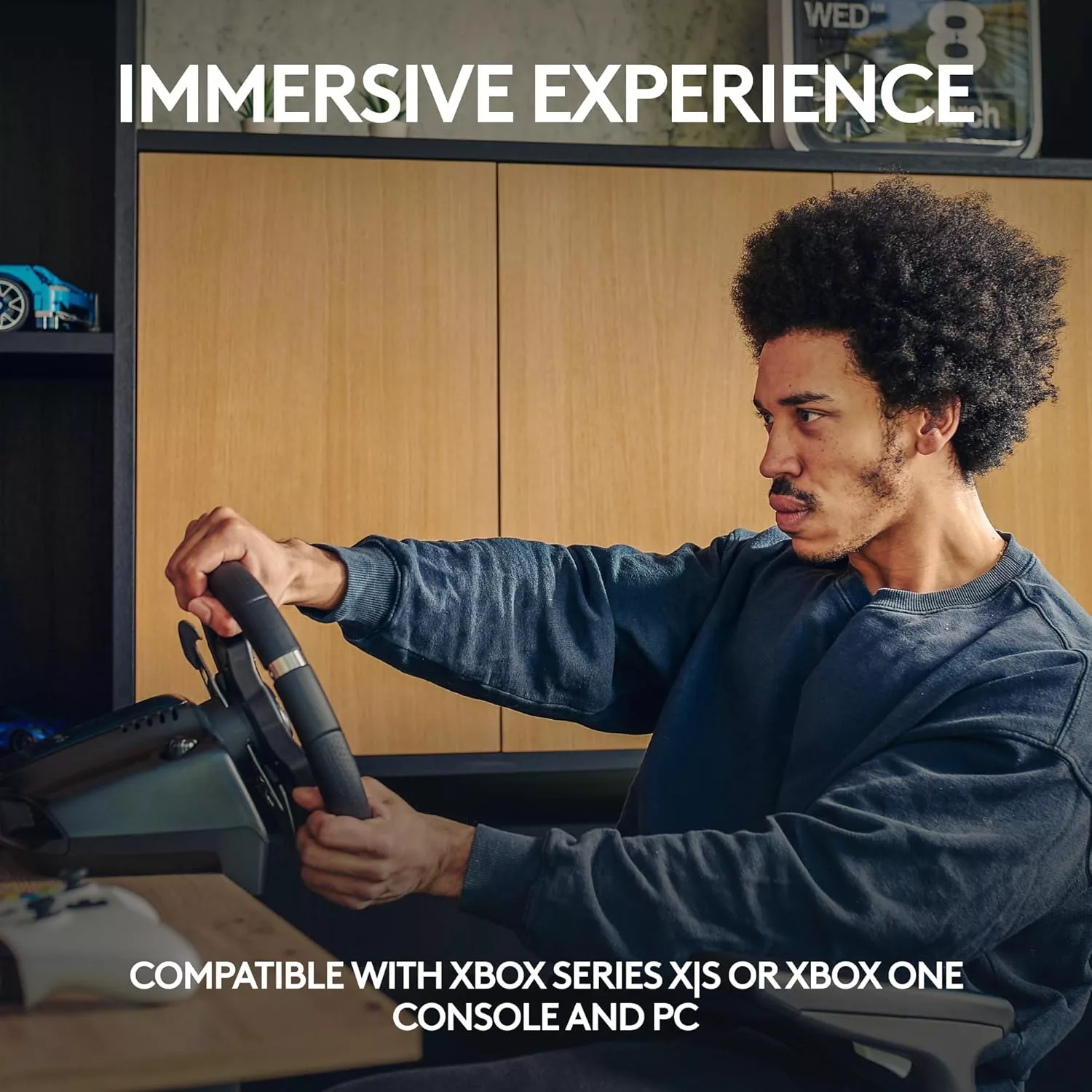 فرمان بازی لاجی مدل G920 Driving Force مخصوص XboxOne/PC