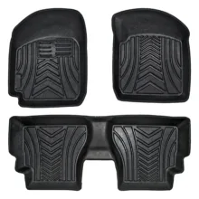 کفپوش سه بعدی خودرو پانیذ مدل پشت نمدی کد TAT N مناسب برای پراید