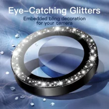 محافظ لنز دوربین چلیپا مدل Luminous مناسب برای گوشی موبایل اپل iPhone 14 Pro / 14 Pro Max