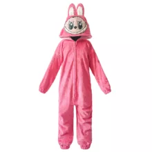 پتو 1 نفر مدل سرهمی لبوبو لیچی سایز 175×75 سانتی‌متر