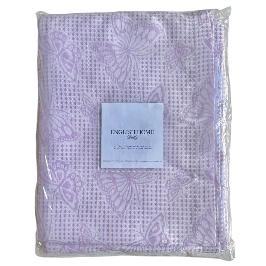 روتختی دو نفره انگلیش هوم مدل Butterflies سایز 230x220 سانتی‌متر