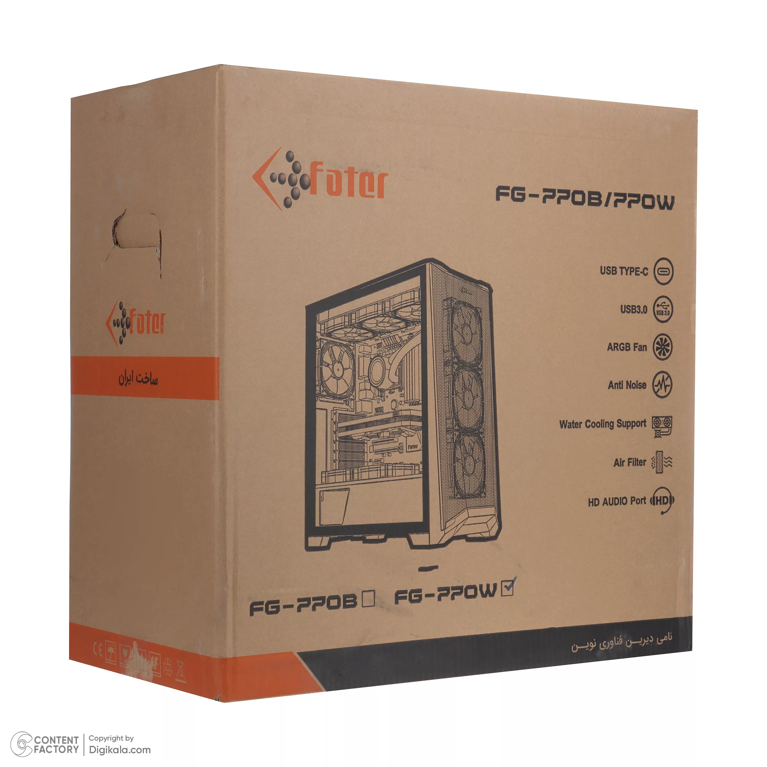 کیس کامپیوتر فاطر مدل FG-770W