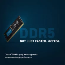 رم لپ تاپ DDR5 تک کاناله 5600 مگاهرتز CL46 کروشیال مدل CT16 ظرفیت 16 گیگابایت