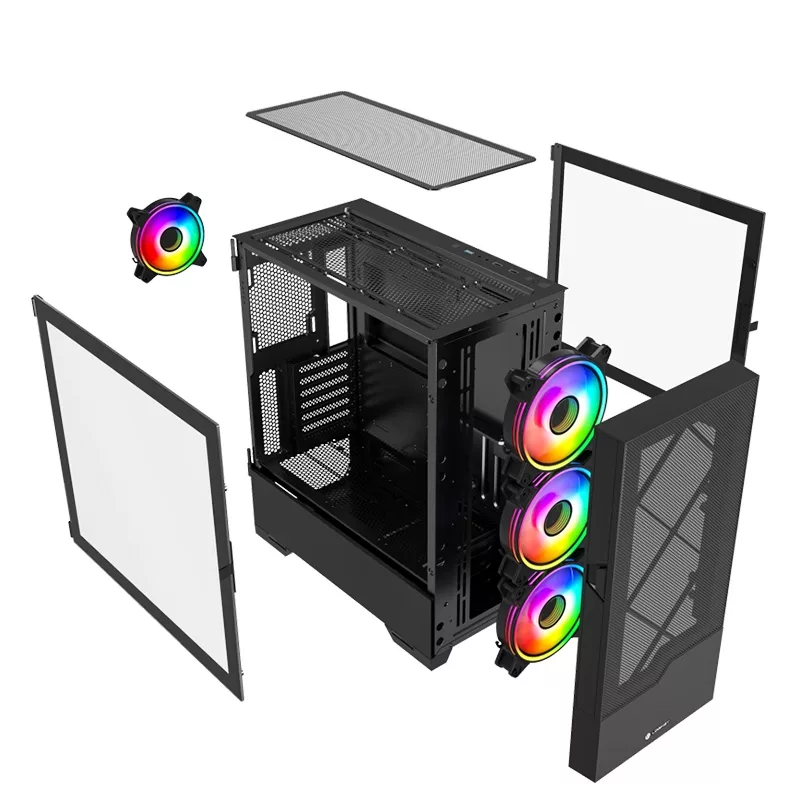 کیس کامپیوتر لاجی کی مدل LK-C555B