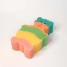 لیف حمام کودک آکوا ماساژ مدل X3 کد 104 بسته 3 عددی