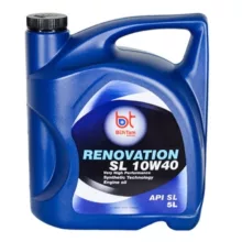 روغن موتور خودرو بنزینی بهتام روانکار مدل SL-10W40 Renovation حجم 5 لیتر