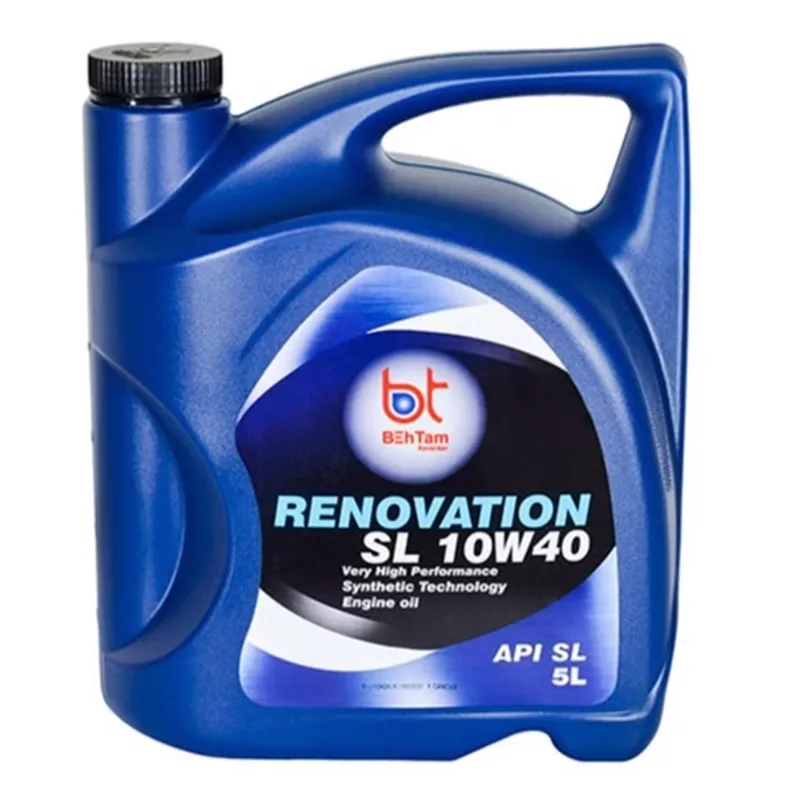 روغن موتور خودرو بنزینی بهتام روانکار مدل SL-10W40 Renovation حجم 5 لیتر
