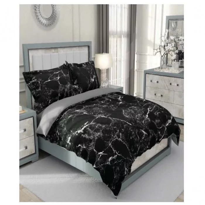 روکش لحاف مدل سنگ گرانیت یک نفره سایز 220x160 سانتی متر