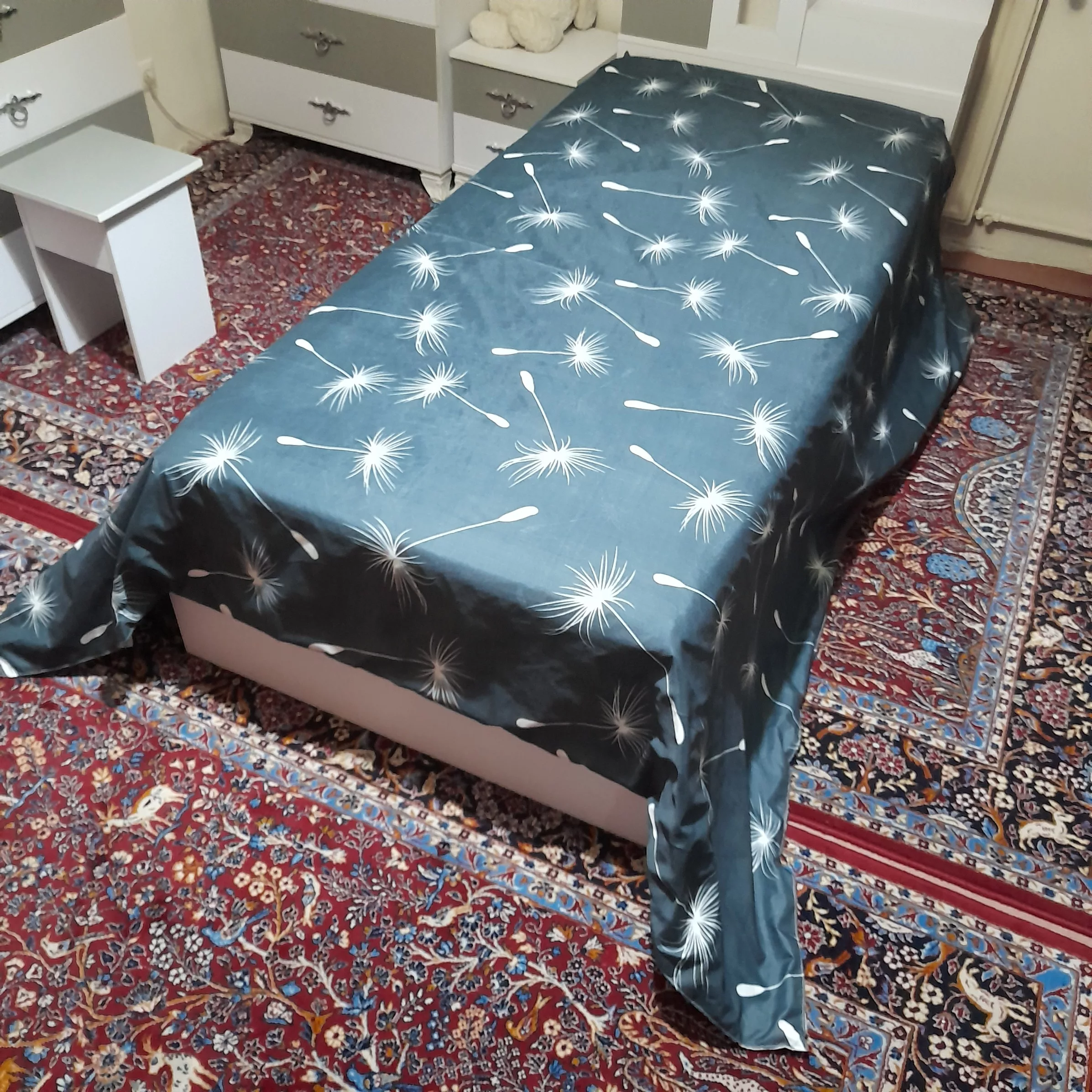 روکش لحاف مدل قاصدک niki011 دو نفره سایز 220×200 سانتی متر