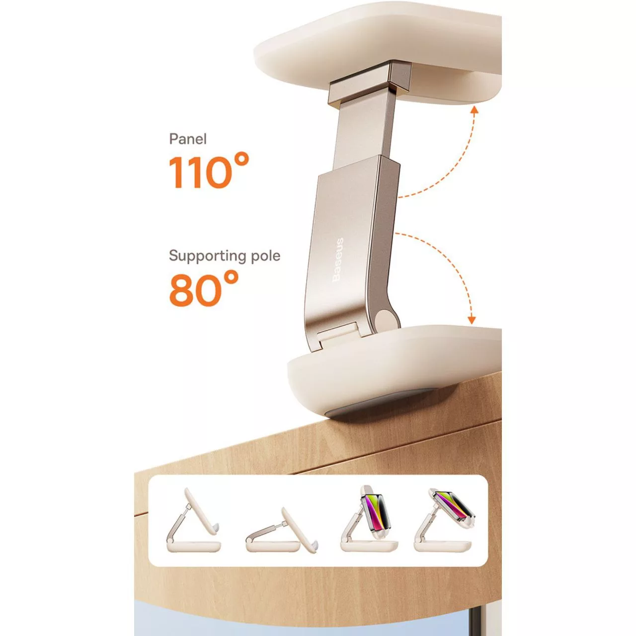 پایه نگهدارنده گوشی موبایل بیسوس مدل Seashell Series