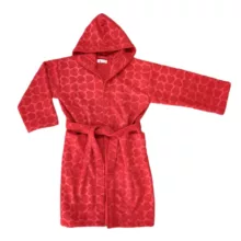 حوله زمانیان مدل پالتویی کودک طرح قلب سایز 80×48 سانتی متر