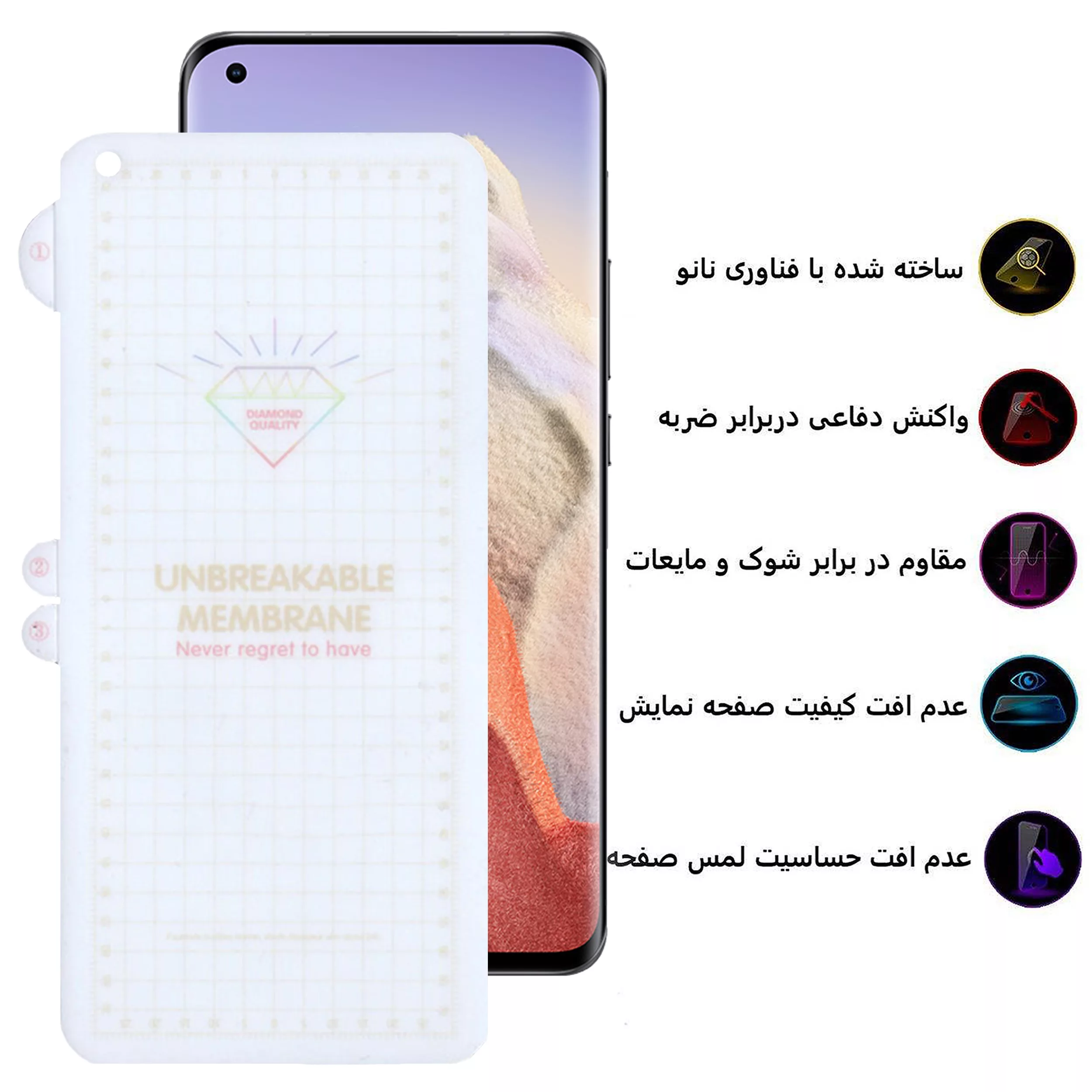 محافظ صفحه نمایش بوف مدل Hydrogel مناسب برای گوشی موبایل شیائومی Mi 11 / Mi 11 Pro / Mi 11 Ultra