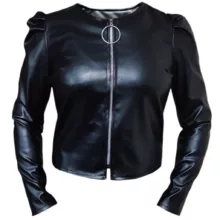 کت چرم زنانه مدل a