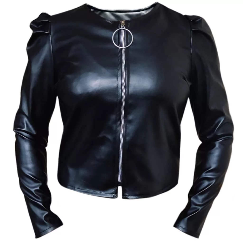 کت چرم زنانه مدل a