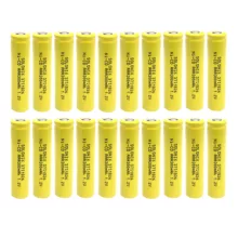 باتری نیم قلمی قابل شارژ سولونیکس مدل صنعتی 300mAh سرتخت مجموعه 20 عددی